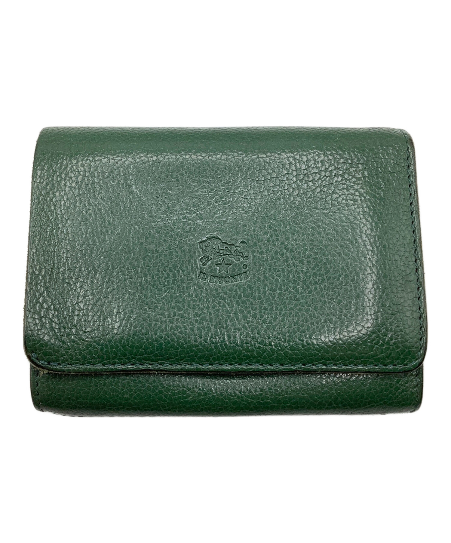 中古・古着通販】IL BISONTE (イル ビゾンテ) 2つ折りレザーフラップ