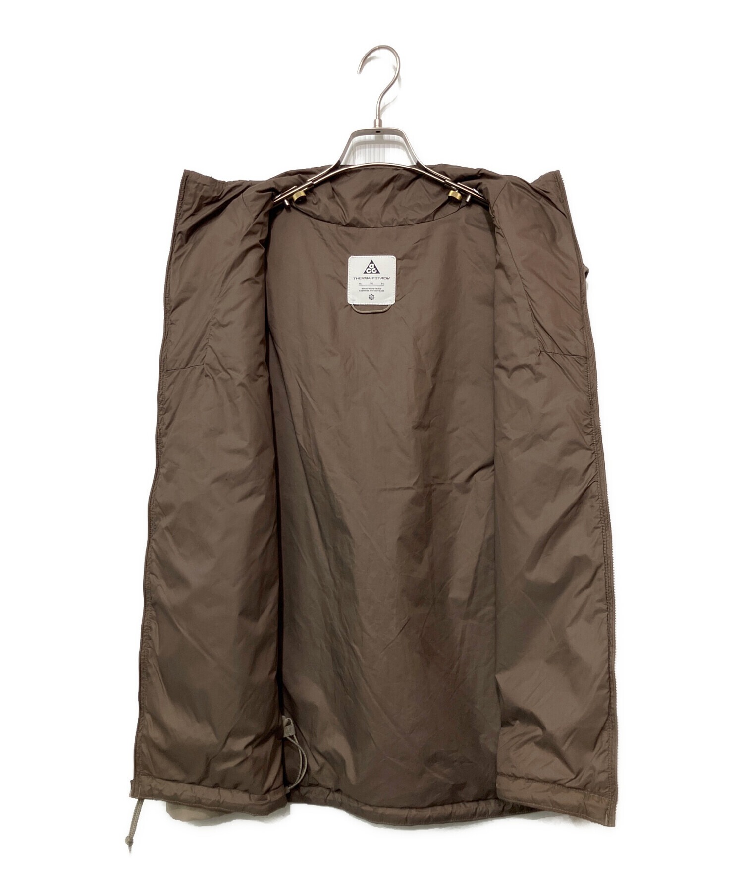 ナイキ ACG acg ベスト ブラウン used 中古・古着通販】NIKE ACG (ナイキエーシージー) 中綿ベスト ブラウン