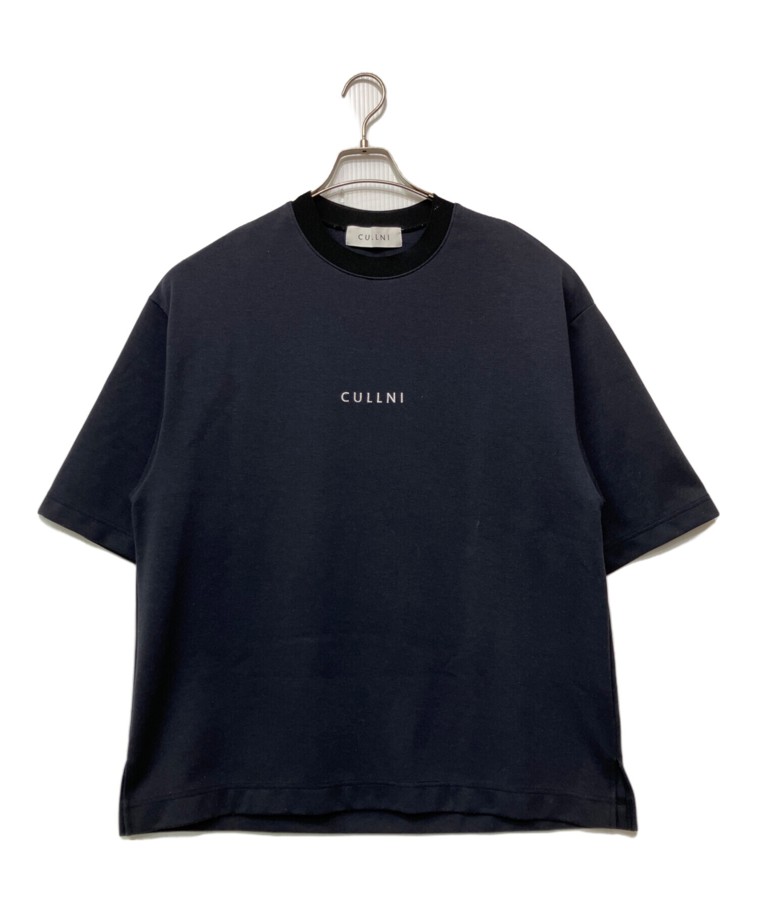 【値下げ】CULLNI Tシャツ×2（クリーム&ネイビー） 中古・古着通販】CULLNI (クルニ) Tシャツ ネイビー サイズ:S