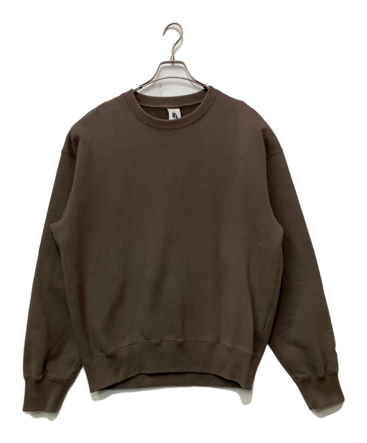 中古・古着通販】NIKE (ナイキ) クルーネックスウェット ブラウン