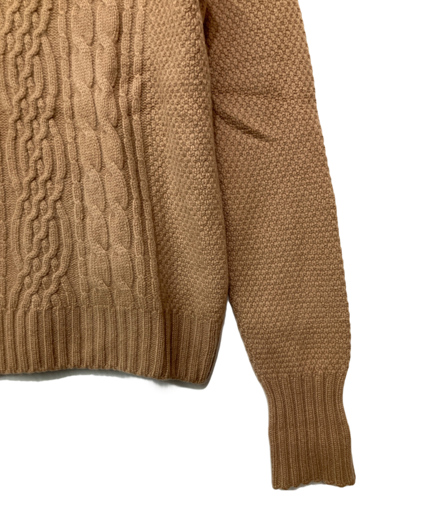 Drumohr ドルモア ニット・セーター レディース 【古着】【中古】 中古・古着通販】Drumohr (ドルモア) 薄手ニット ブラウン サイズ:46