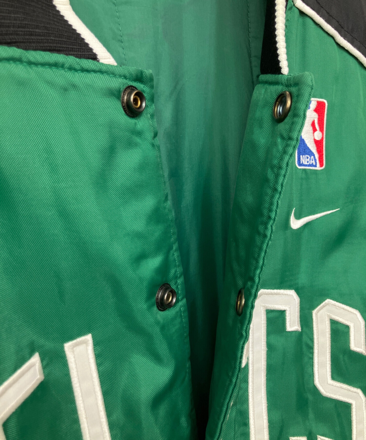 中古・古着通販】NIKE (ナイキ) スタジャン ブラック×グリーン サイズ