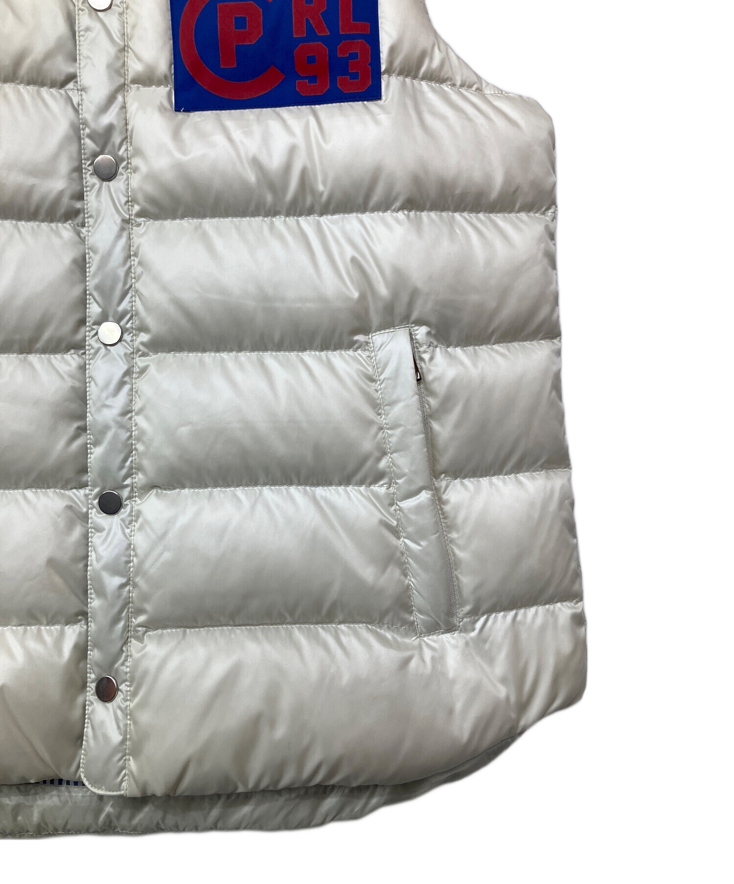 ☘️ 新品未使用 ラルフローレン ダウンベスト 白 ホワイト 光沢 タグ付き☘️ 中古・古着通販】POLO RALPH LAUREN (ポロ・ラルフローレン) ダウン