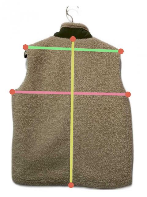 中古・古着通販】Patagonia (パタゴニア) フリースベスト ベージュ