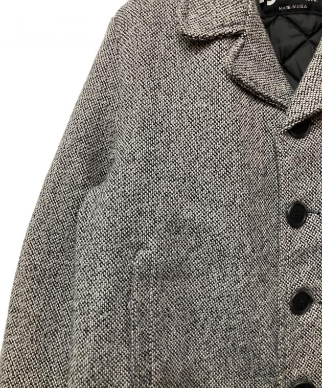 中古・古着通販】Schott (ショット) Pコート グレー×ブラック サイズ:M
