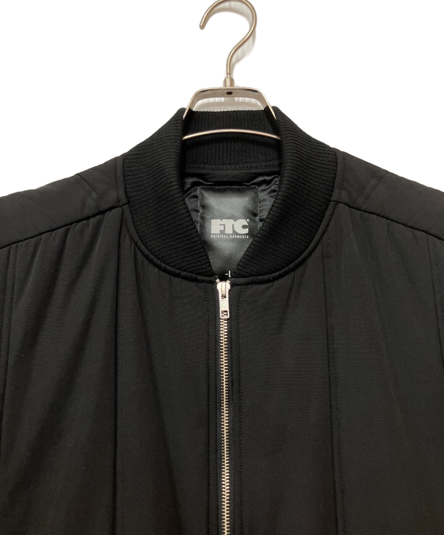 中古・古着通販】FTC (エフティーシー) ナイロンベスト ブラック