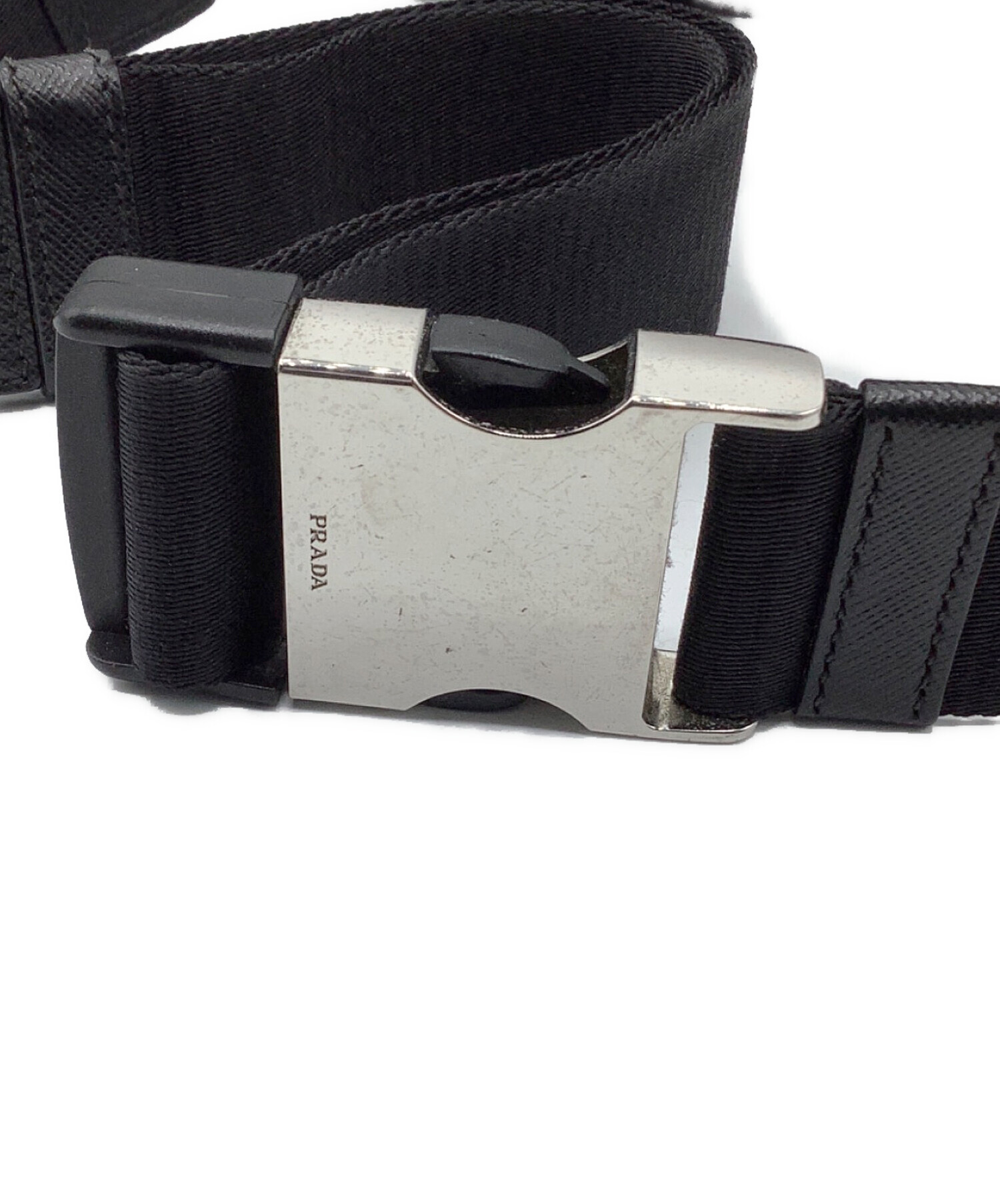 中古・古着通販】PRADA (プラダ) Re-Nylon xサフィアーノレザー ベルト