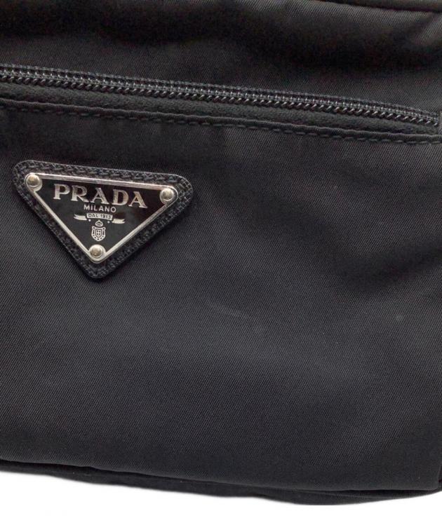 中古・古着通販】PRADA (プラダ) Re-Nylon xサフィアーノレザー ベルト