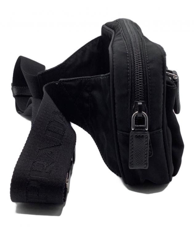 中古・古着通販】PRADA (プラダ) Re-Nylon xサフィアーノレザー ベルト