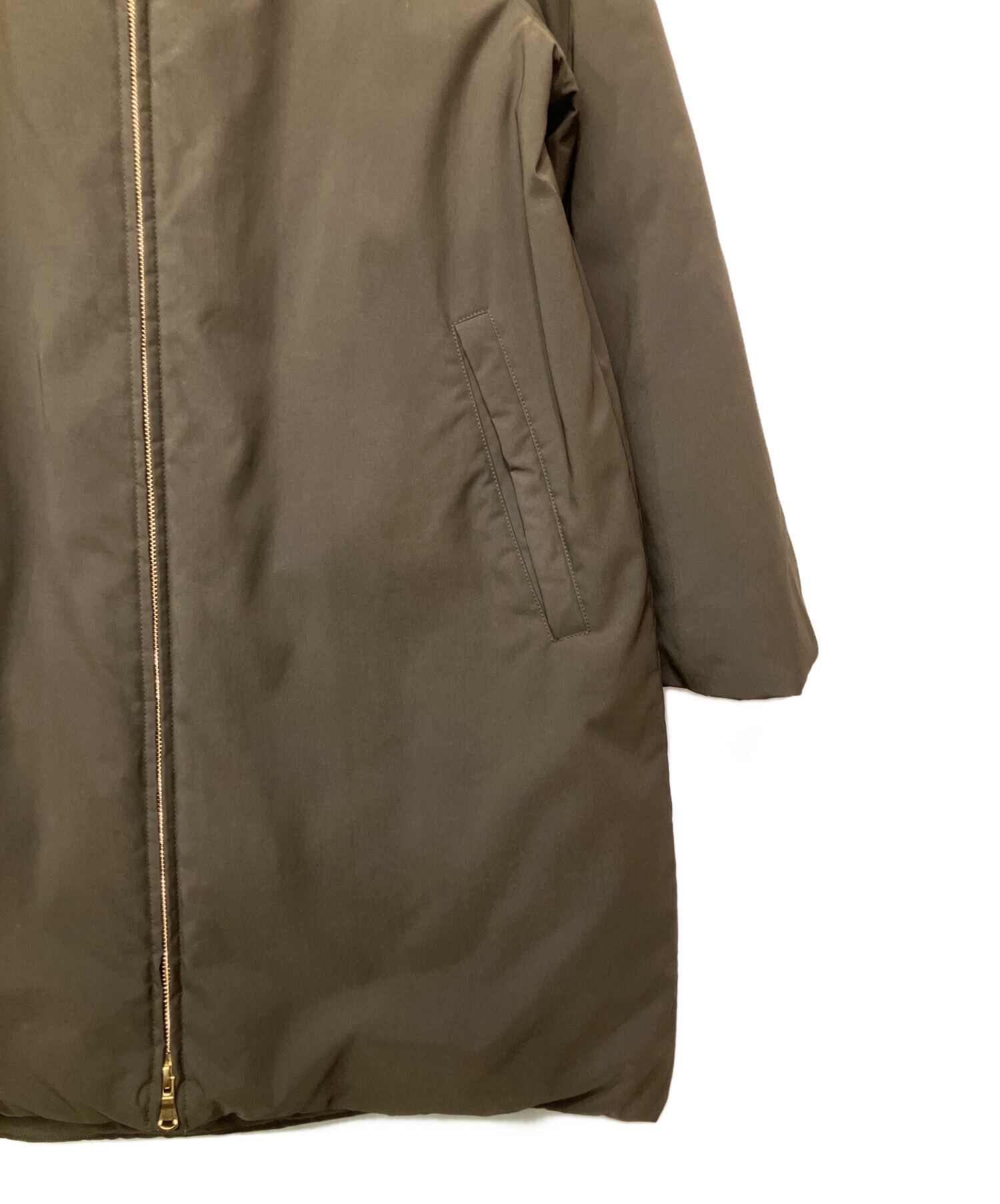 中古・古着通販】MUSE (ミューズ) ロングダウンジャケット ブラウン