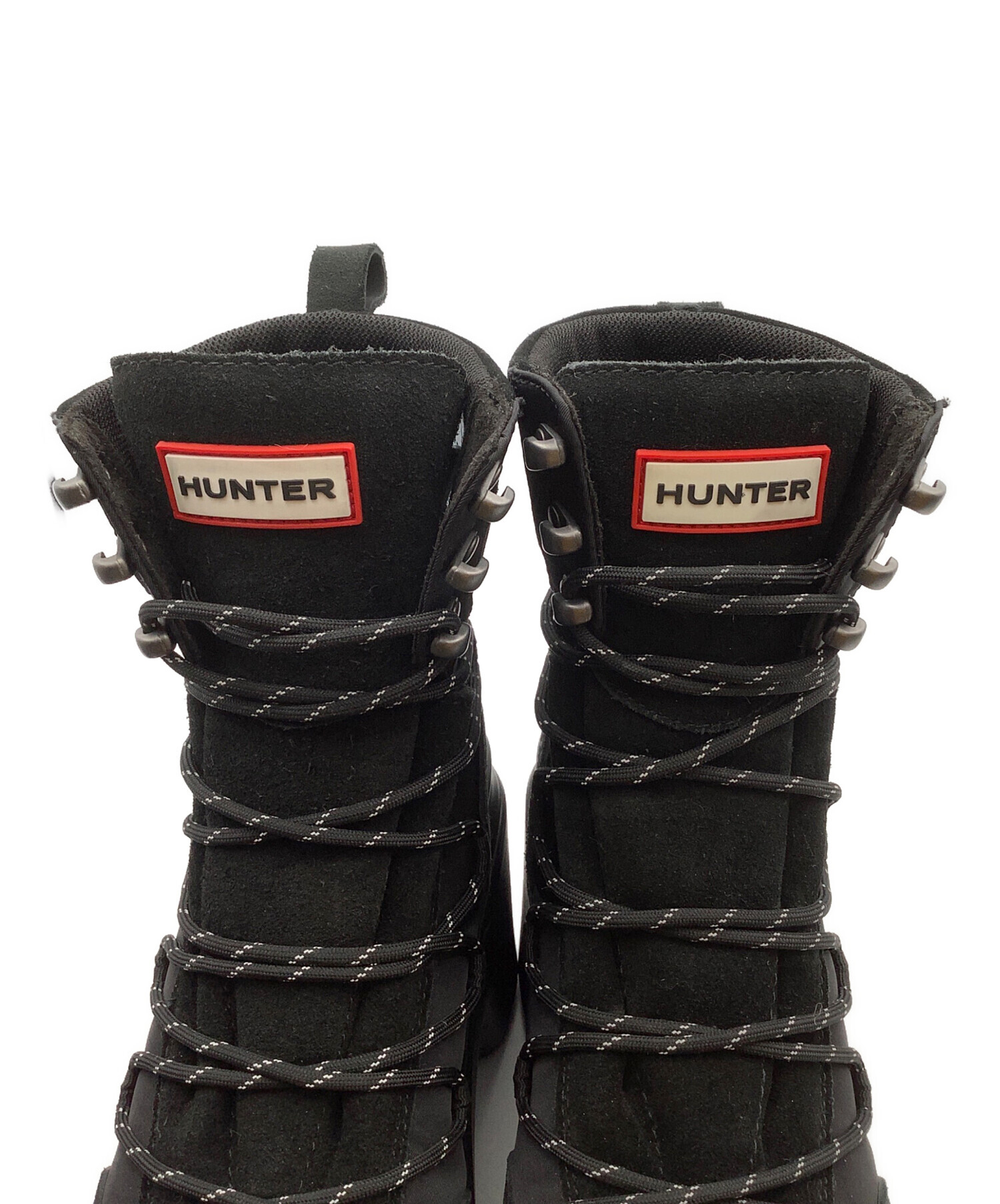 中古・古着通販】HUNTER (ハンター) レースアップブーツ ブラック