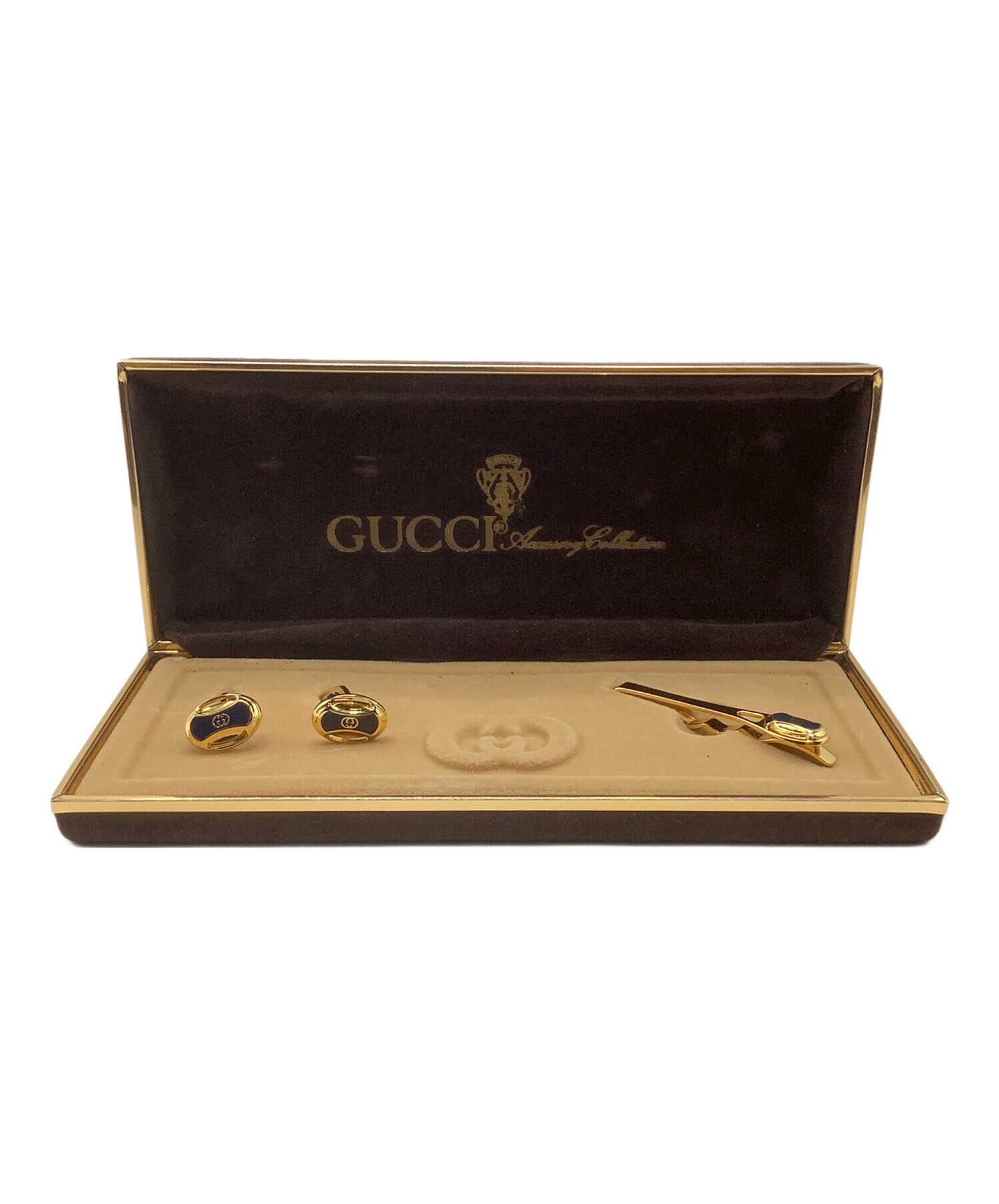 中古・古着通販】GUCCI (グッチ) カフス・タイピンセット サイズ:表記