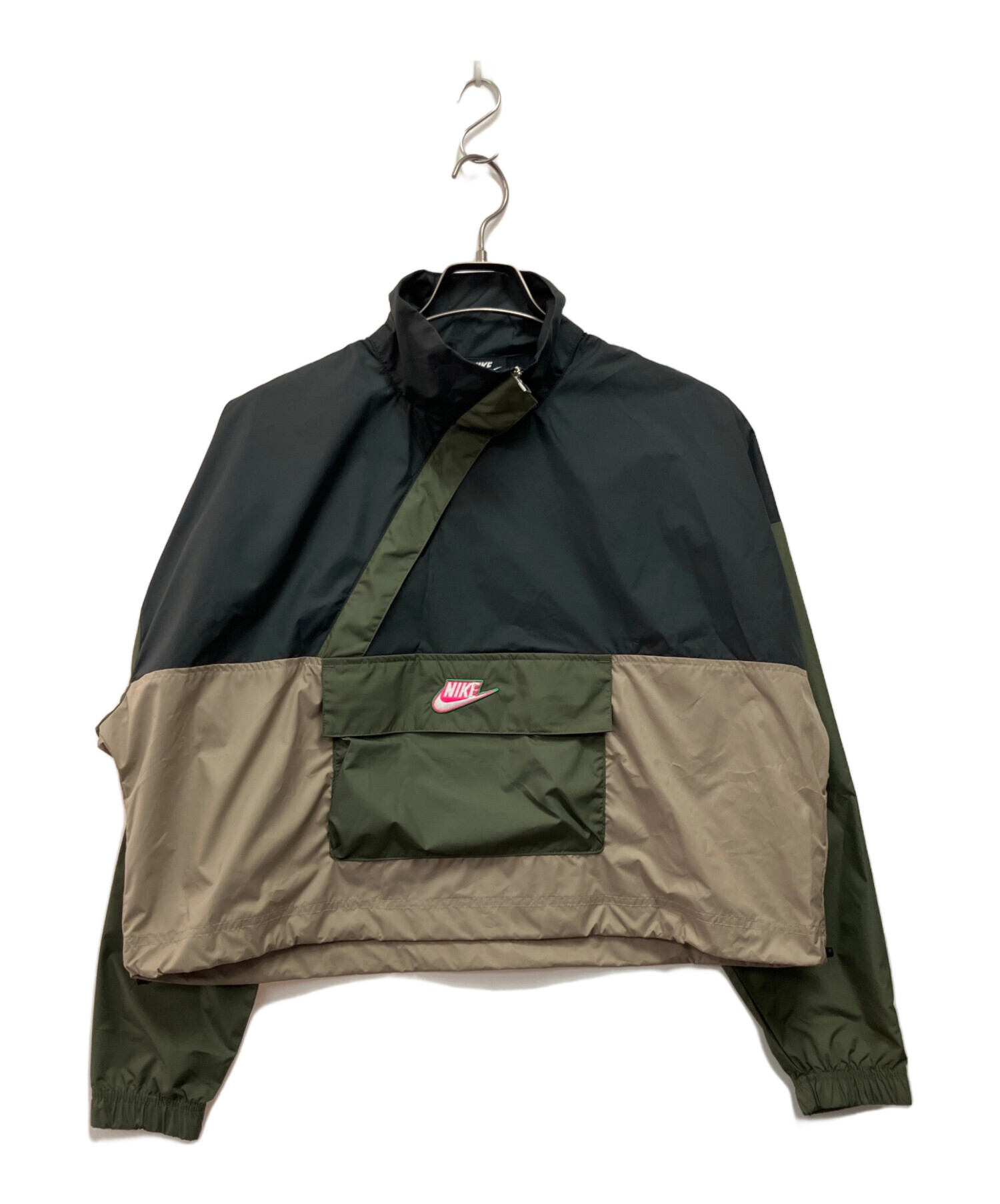 中古・古着通販】NIKE (ナイキ) アノラックパーカー ブラック サイズ:M 