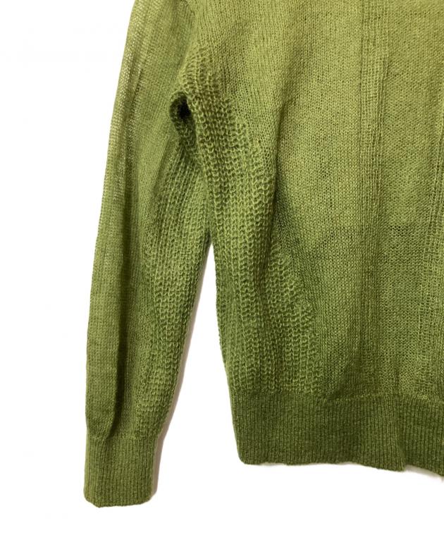Ameri vintageアメリヴィンテージ タートルルーズニット グリーン 中古・古着通販】AMERI (アメリ) 薄手ニット グリーン サイズ:FREE