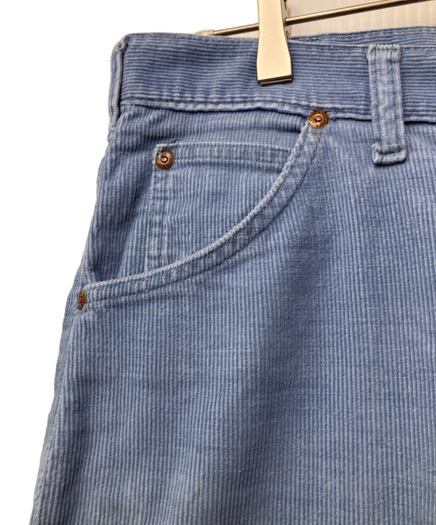 中古・古着通販】LEE (リー) コーデュロイパンツ スカイブルー サイズ