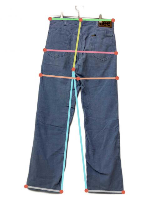 中古・古着通販】LEE (リー) コーデュロイパンツ スカイブルー サイズ