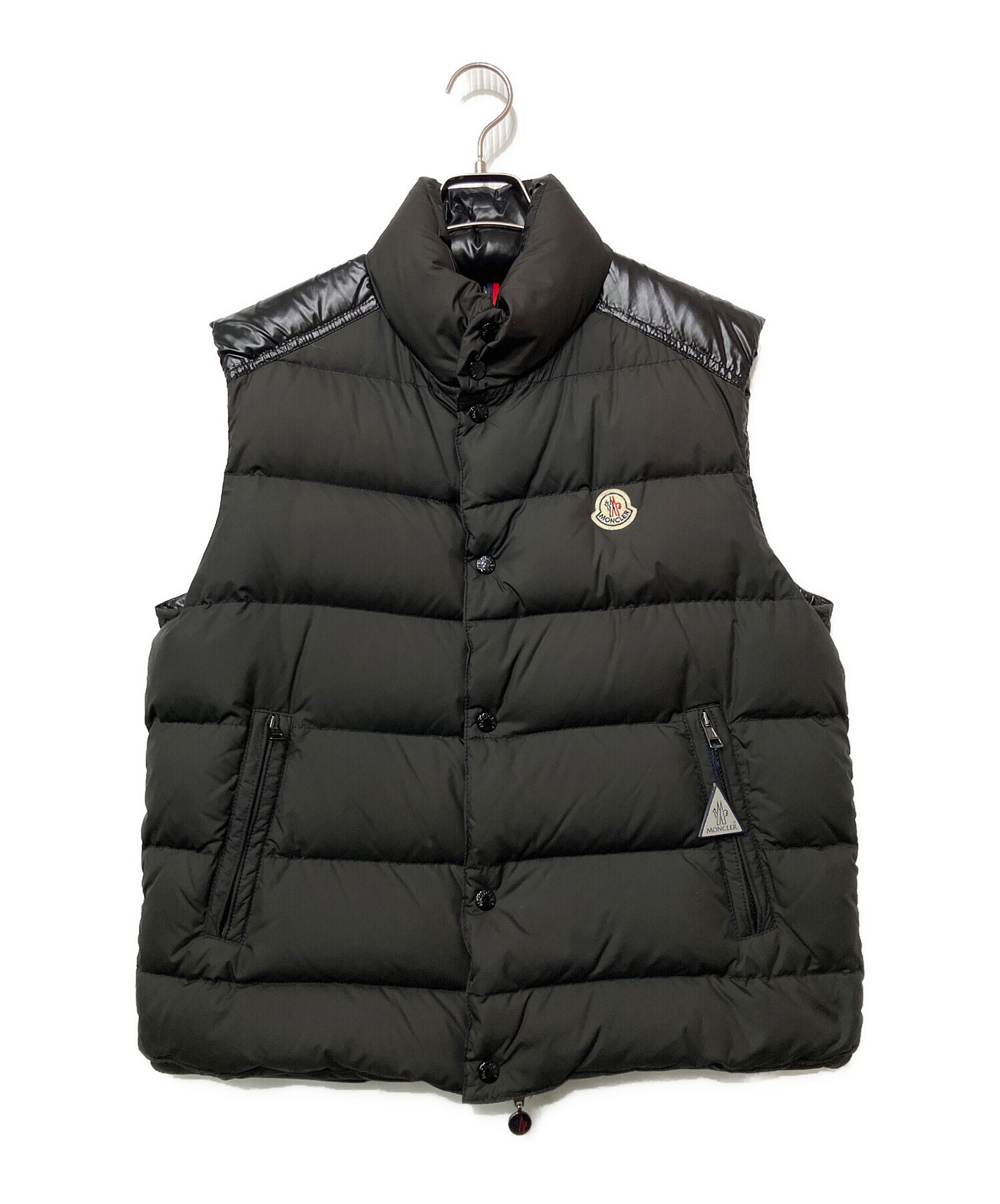 中古・古着通販】MONCLER (モンクレール) ダウンベスト ブラック 