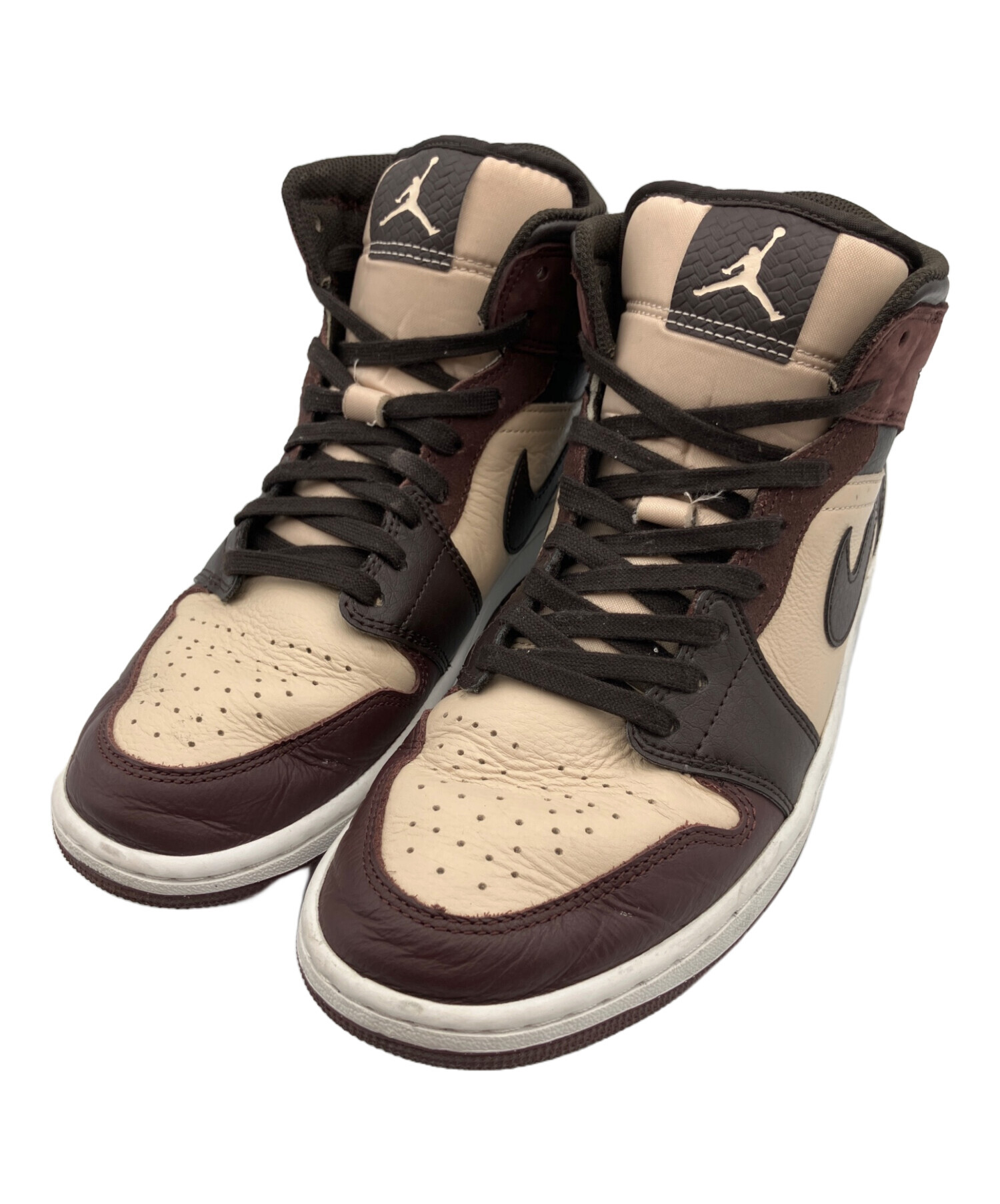 中古・古着通販】NIKE (ナイキ) ハイカットスニーカー ブラウン 