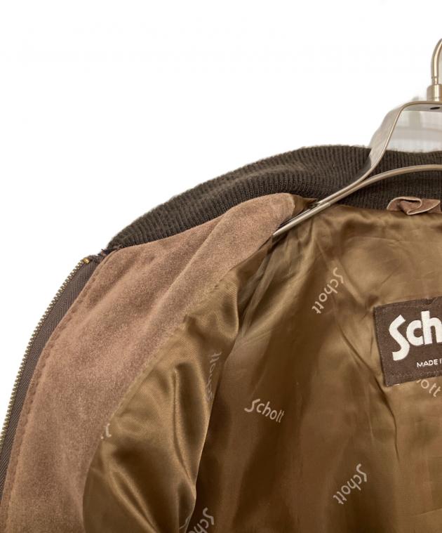 中古・古着通販】Schott (ショット) スウェードボンバージャケット