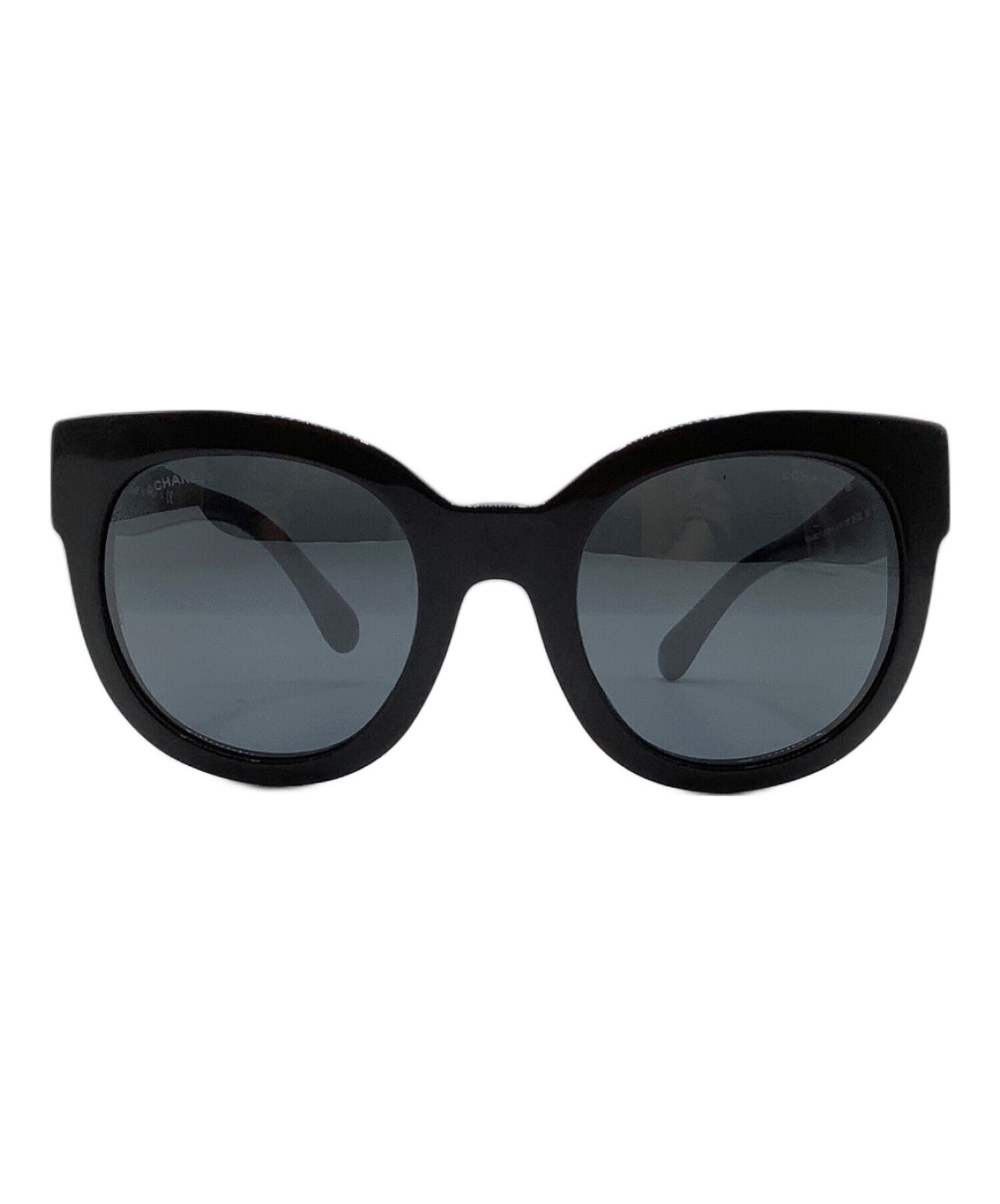 【#nr】CHANEL サングラス　ココマーク　ブラック 中古・古着通販】CHANEL (シャネル) ココマーク サングラス ブラック