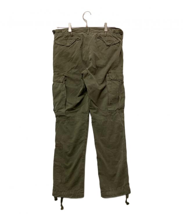 RALPH LAUREN ユーズド加工カーゴパンツ カーキ 中古・古着通販】POLO RALPH LAUREN (ポロ・ラルフローレン) カーゴ