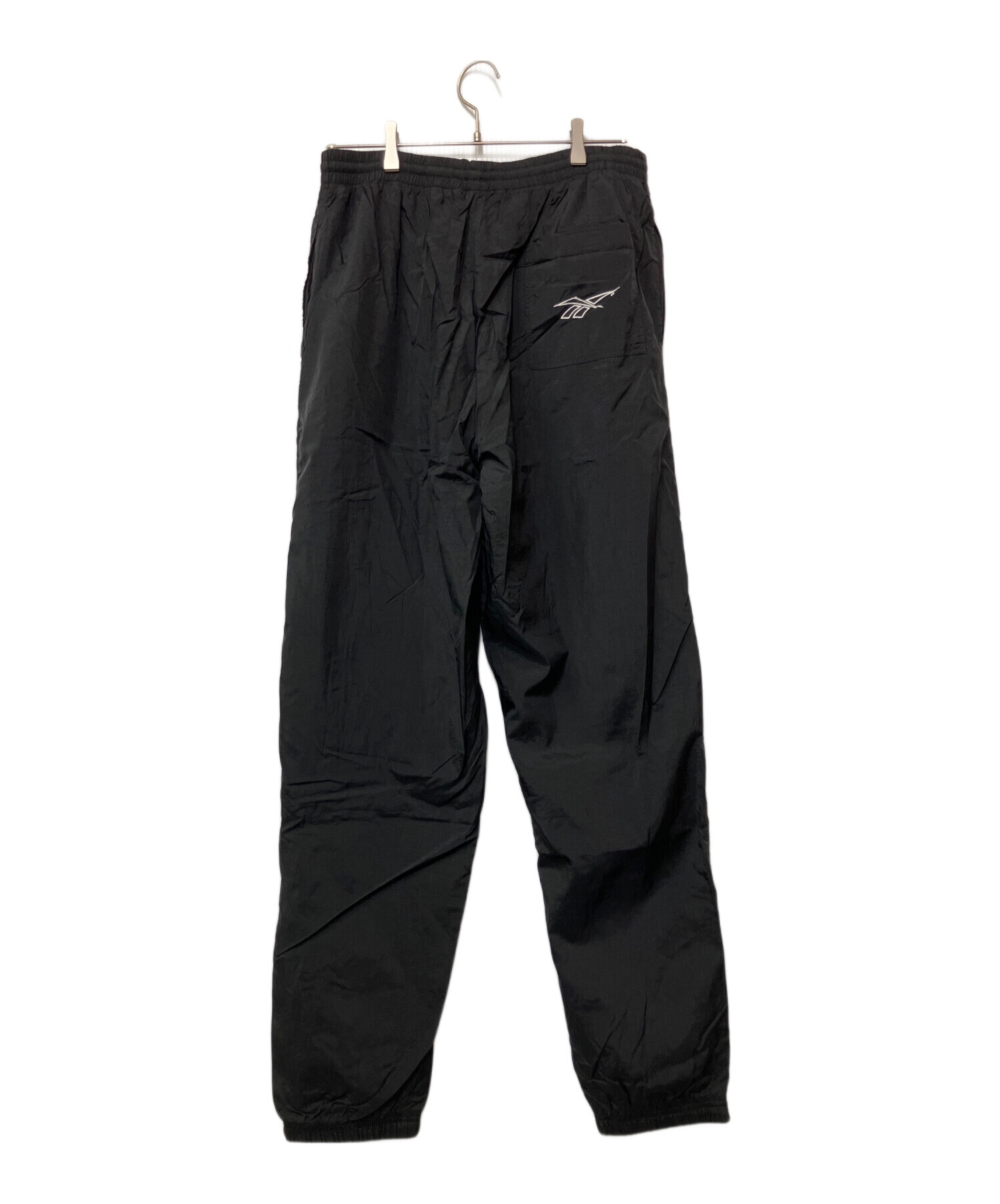 中古・古着通販】REEBOK (リーボック) ナイロンパンツ ブラック サイズ