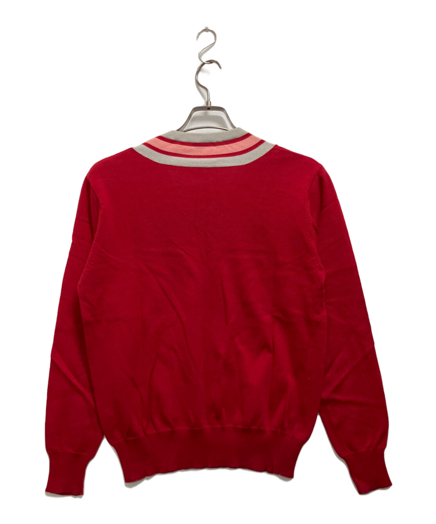 中古・古着通販】Paul Smith (ポールスミス) 薄手ニット レッド サイズ