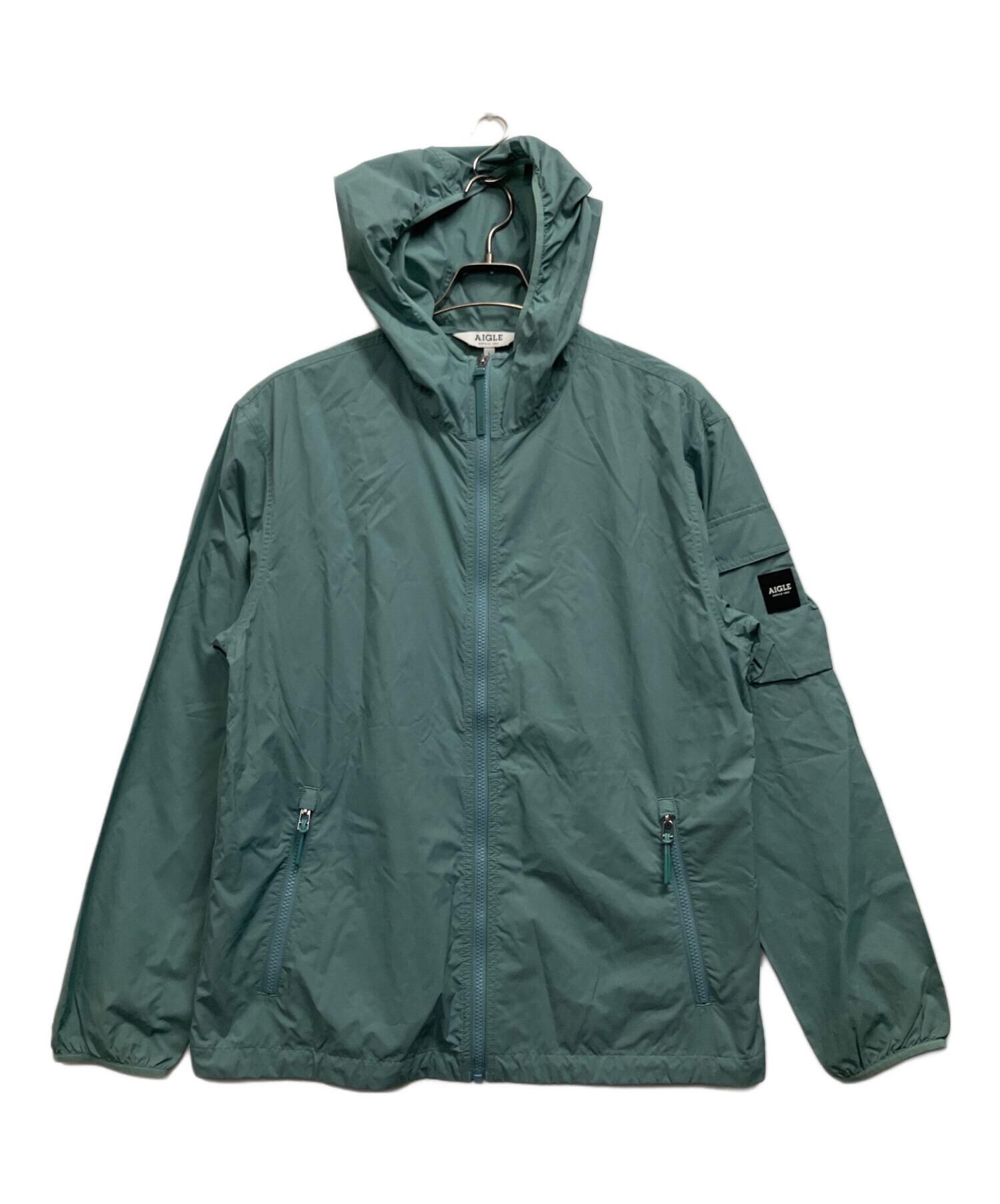 中古・古着通販】AIGLE (エーグル) ナイロンジャケット ブルー サイズ 