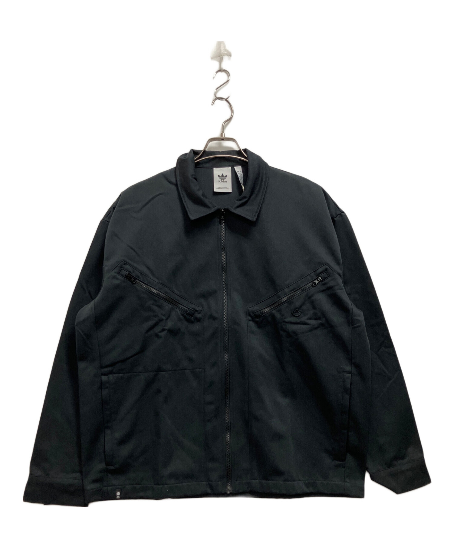 EDITION エディション カジュアルジャケット メンズ 【古着】【中古】 中古・古着通販】adidas (アディダス) ジャケット ブラック サイズ:L