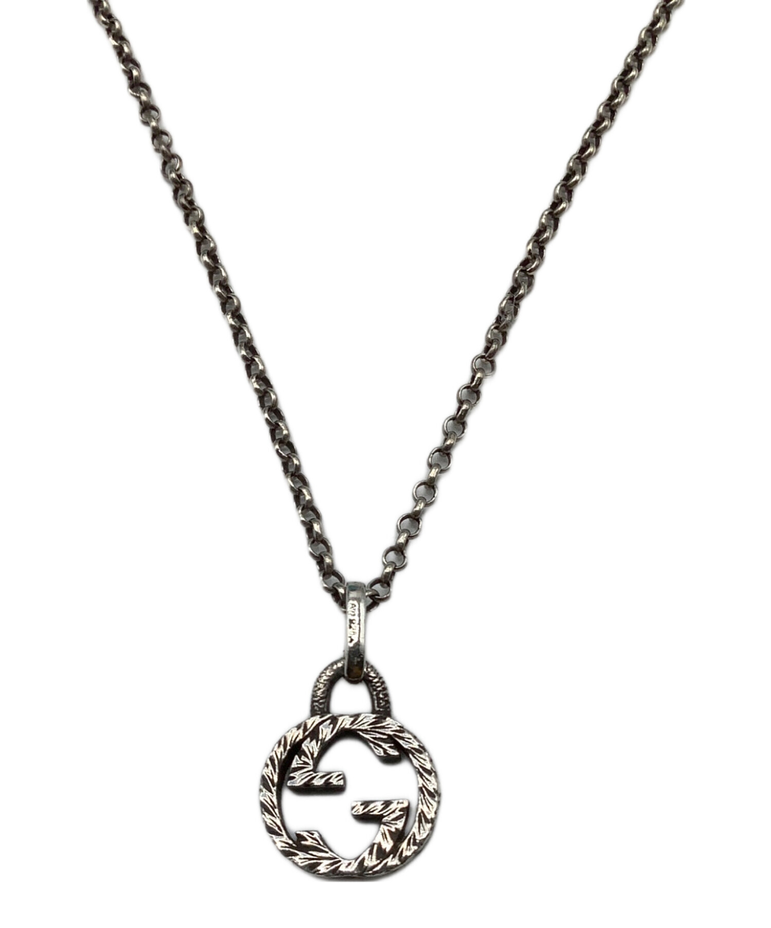 中古・古着通販】GUCCI (グッチ) インターロッキング ネックレス