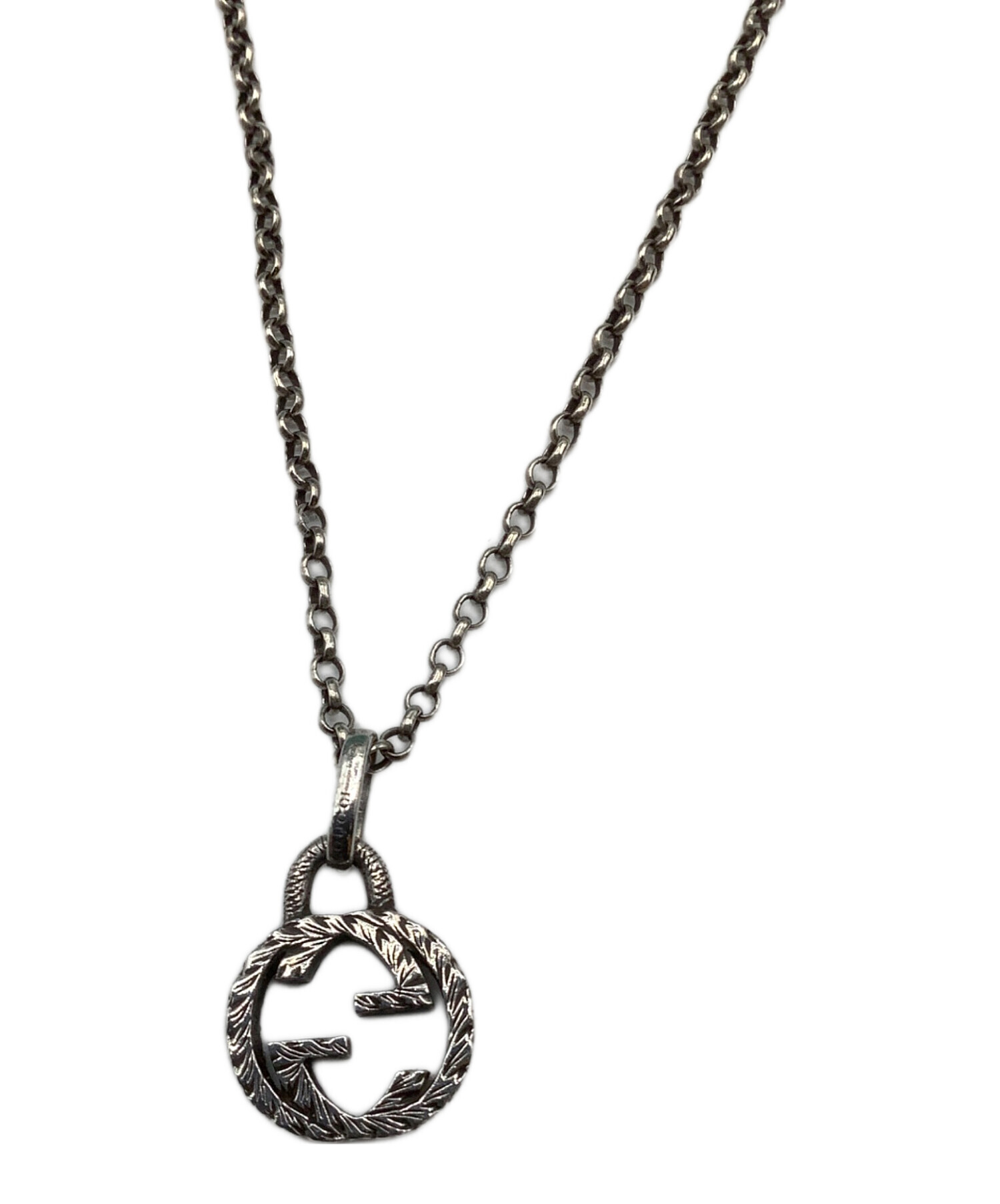 中古・古着通販】GUCCI (グッチ) インターロッキング ネックレス