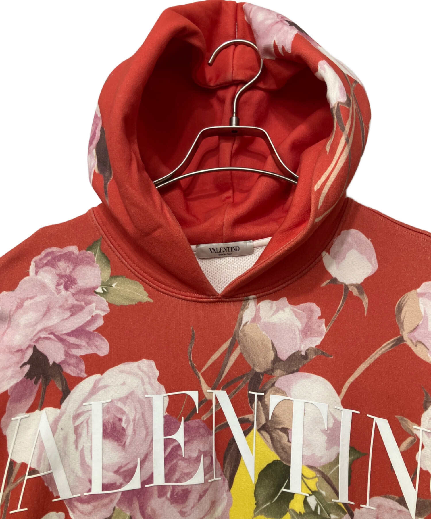 Valentinoヴァレンティノ花柄パーカー VALENTINO 花柄ハーフジップパーカー希少カラー - メルカリ