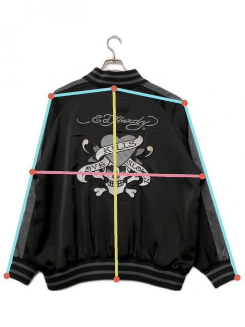 中古・古着通販】ED HARDY (エド ハーディー) スカジャン ブラック