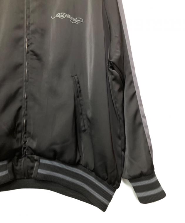 HARD BIRD 黒 スカジャン Lサイズ 中古・古着通販】ED HARDY (エド ハーディー) スカジャン ブラック