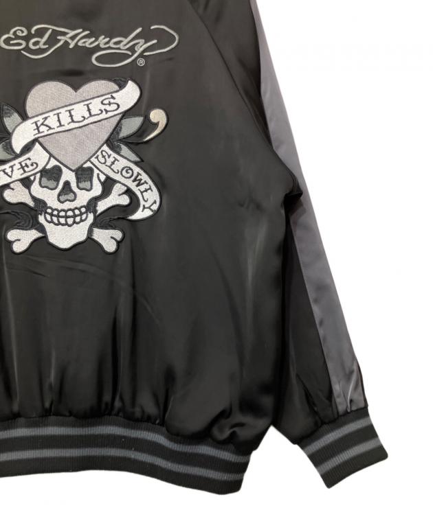 MASA 新品タグ付き未使用 Ed Hardy スカジャン XL ブラック 中古・古着通販】ED HARDY (エド ハーディー) スカジャン ブラック