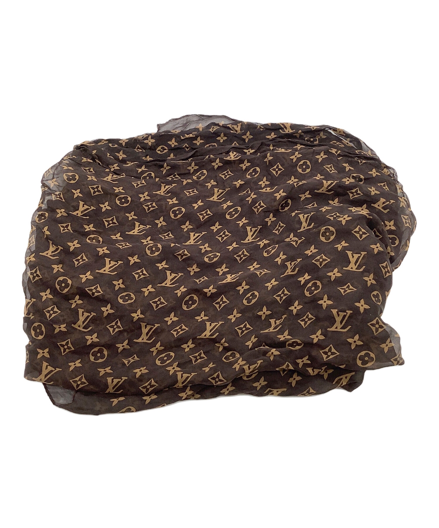 中古・古着通販】LOUIS VUITTON (ルイ ヴィトン) スカーフ ブラウン