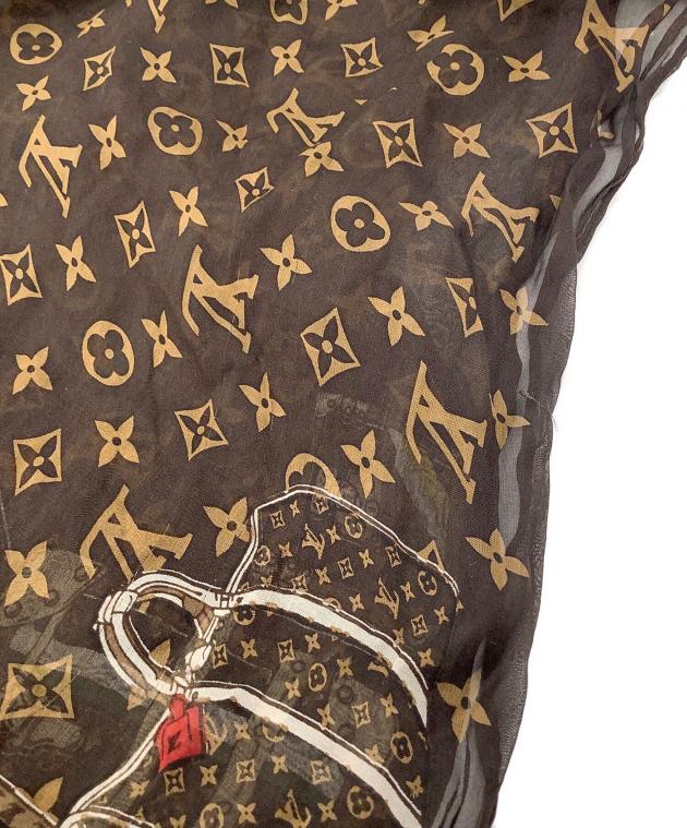 中古・古着通販】LOUIS VUITTON (ルイ ヴィトン) スカーフ ブラウン
