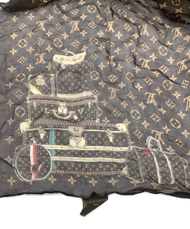 中古・古着通販】LOUIS VUITTON (ルイ ヴィトン) スカーフ ブラウン