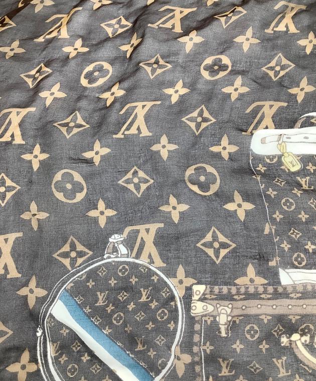中古・古着通販】LOUIS VUITTON (ルイ ヴィトン) スカーフ ブラウン