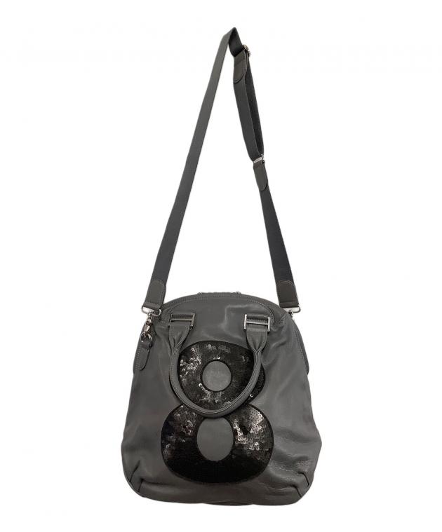 中古・古着通販】muta (ムータ) 8バッグ 2WAYバッグ グレー×ブラック