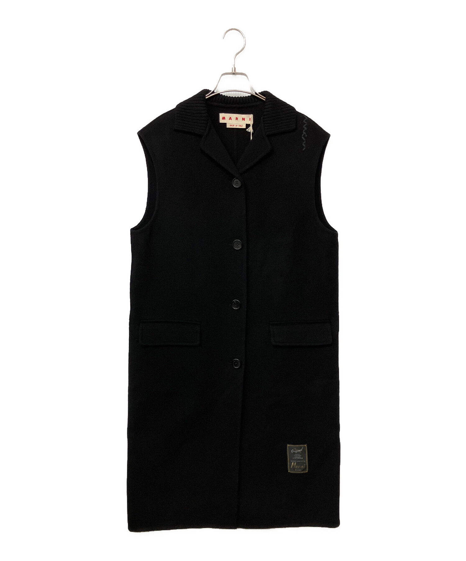 中古・古着通販】MARNI (マルニ) コート ブラック サイズ:36｜ブランド 