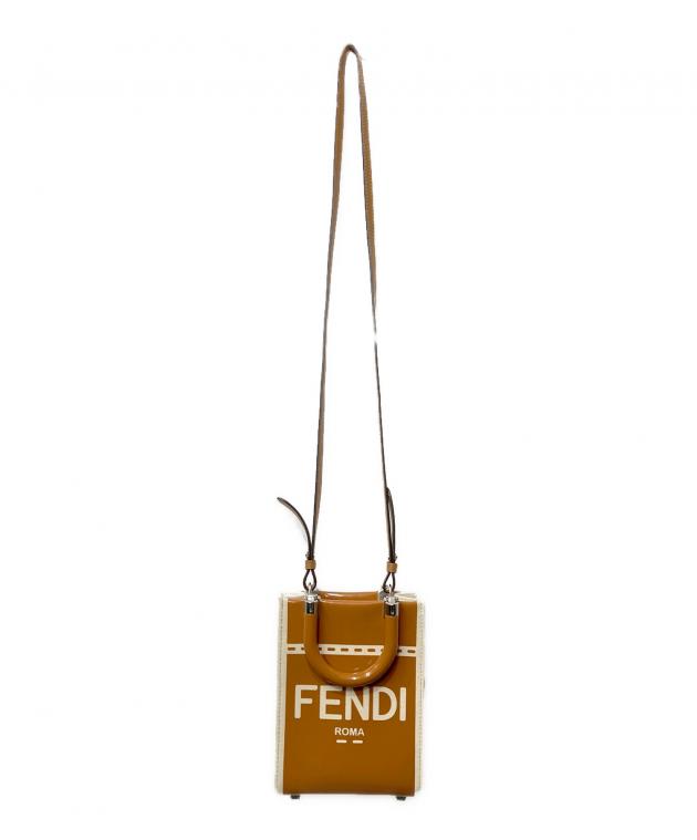 中古・古着通販】FENDI (フェンディ) ショルダーポーチ ブラウン 