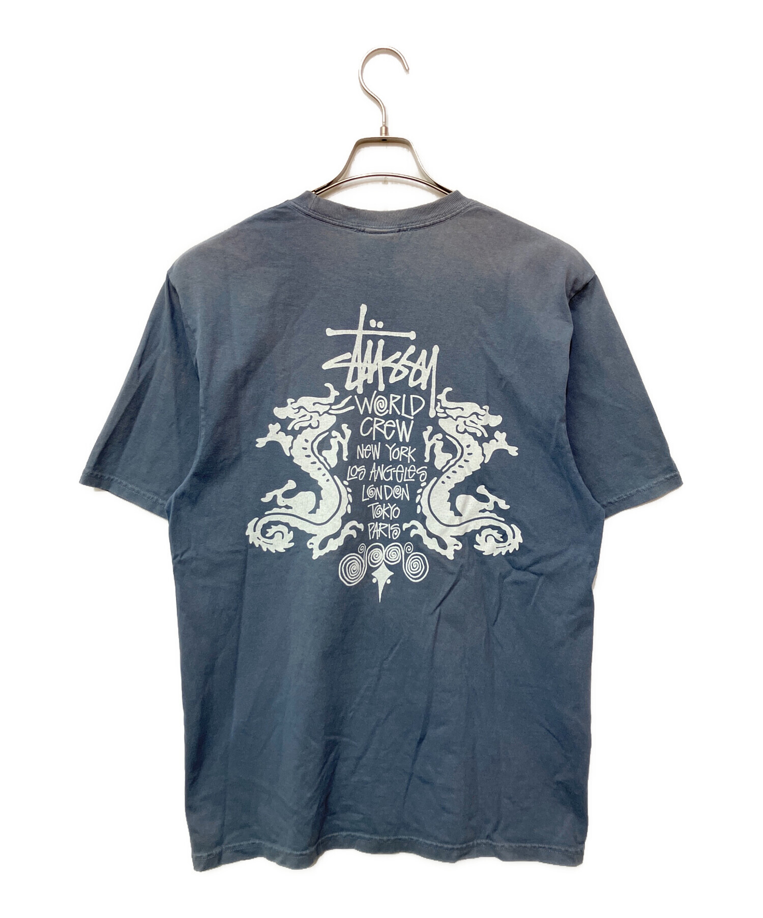中古・古着通販】stussy (ステューシー) 半袖Tシャツ グレー サイズ:M