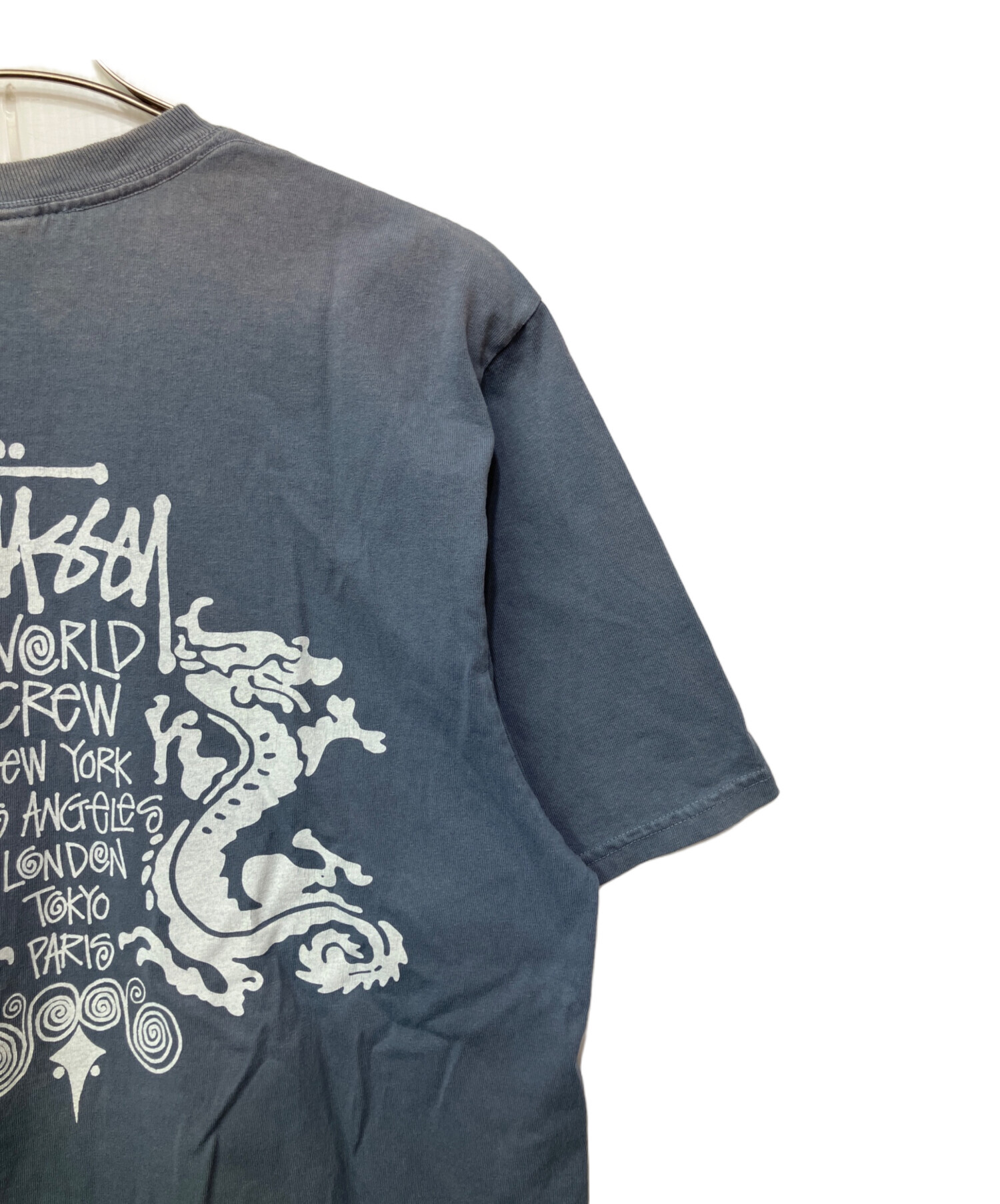 中古・古着通販】stussy (ステューシー) 半袖Tシャツ グレー サイズ:M 