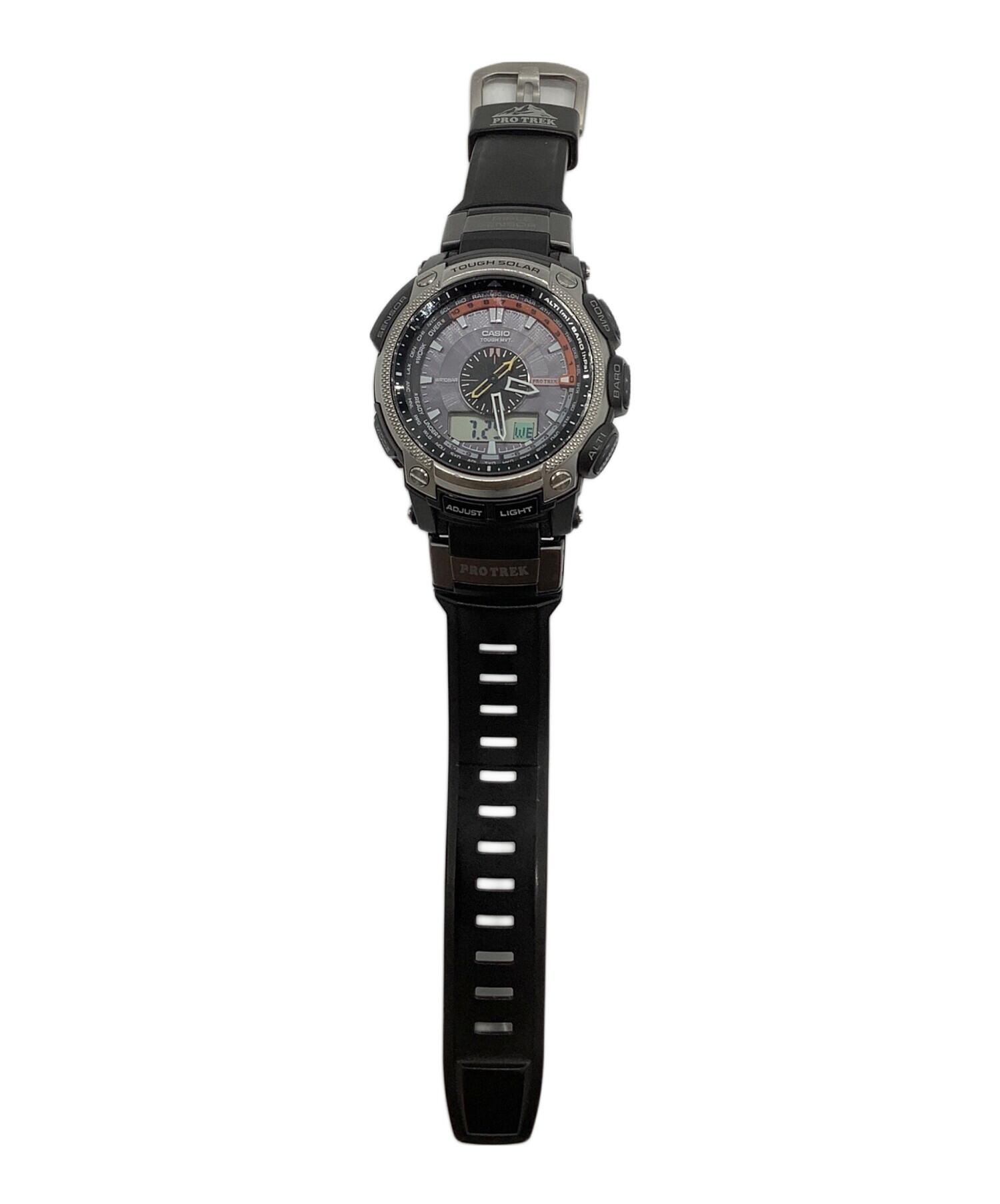 中古・古着通販】CASIO (カシオ) PRO TREK 腕時計 ブラック｜ブランド