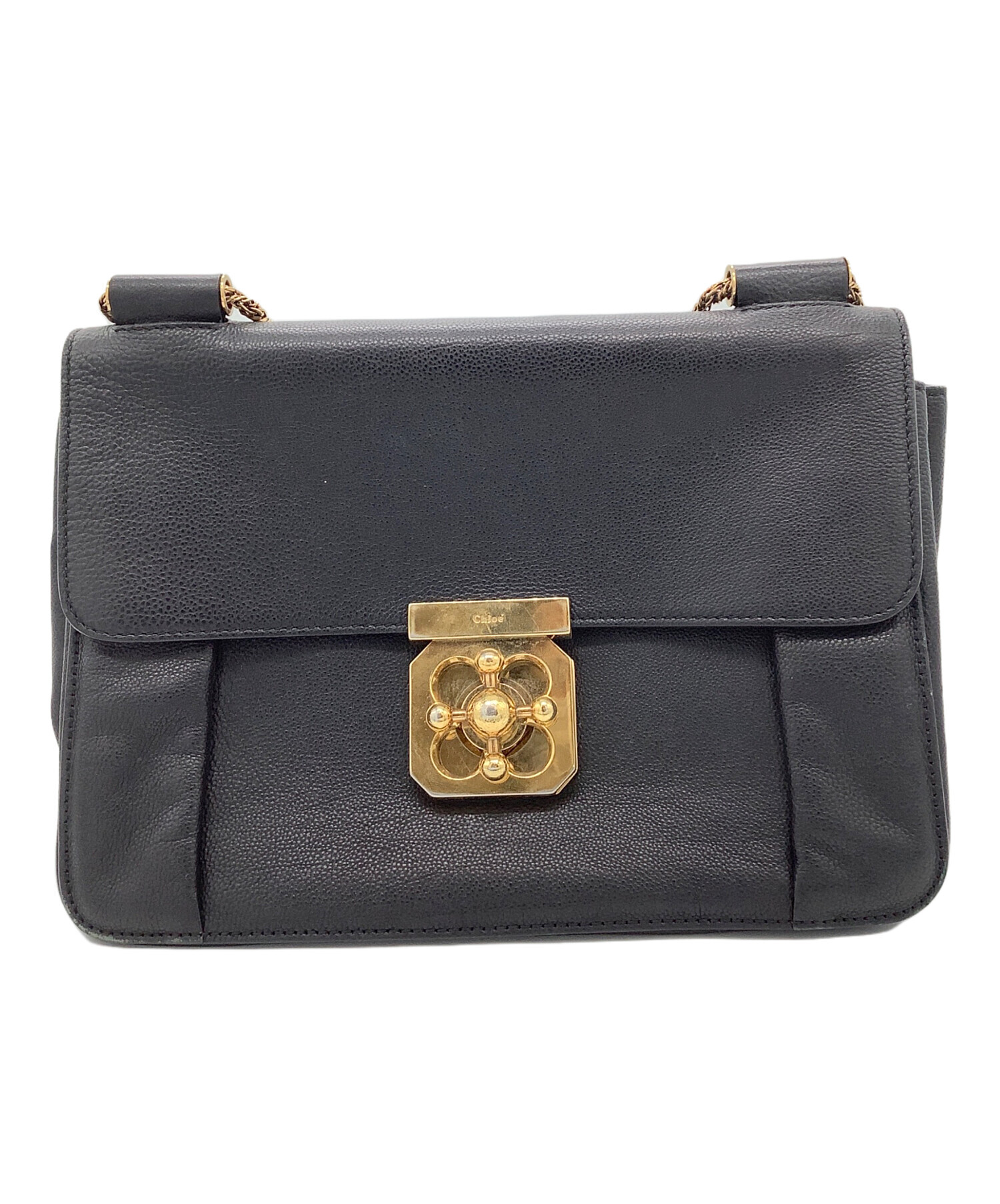 中古・古着通販】Chloe (クロエ) エルシー ショルダーバッグ ブラック