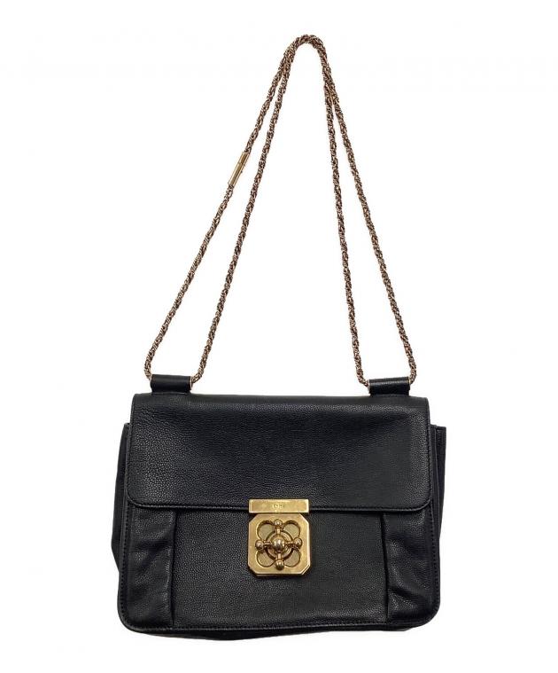 中古・古着通販】Chloe (クロエ) エルシー ショルダーバッグ ブラック