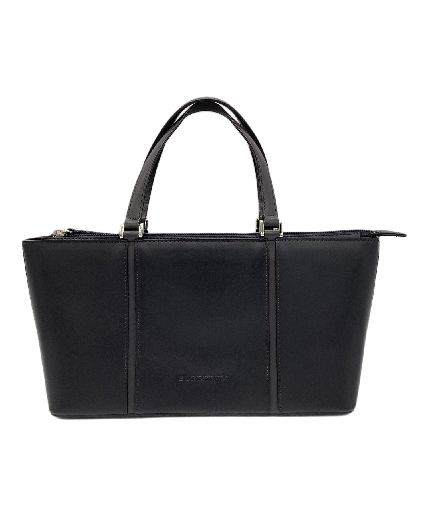中古・古着通販】BURBERRY (バーバリー) ハンドバッグ ブラック 