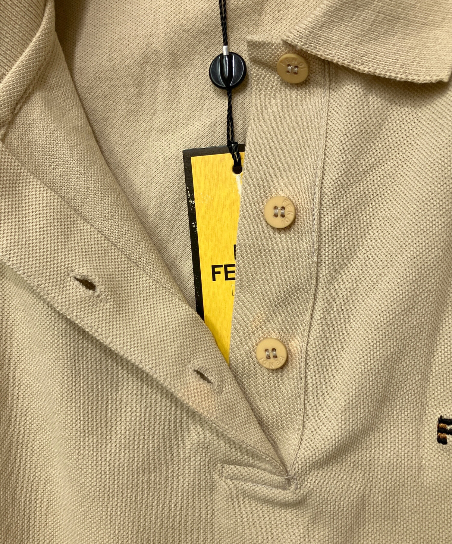 中古・古着通販】FENDI (フェンディ) ノースリーブシャツ カーキ