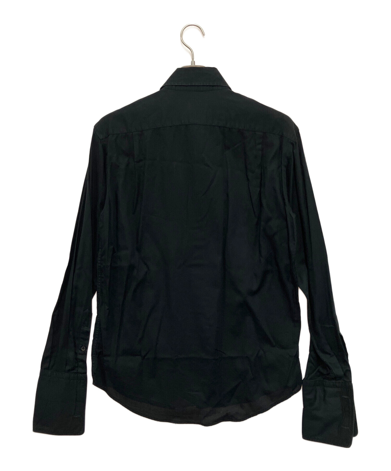 中古・古着通販】GUCCI (グッチ) 長袖シャツ ブラック サイズ:38